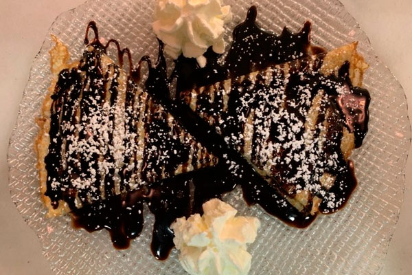 Restaurante El Patio | Restaurante en Las Rozas | Crepes de chocolate y nata